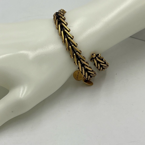 ALEXAND ANI Gypsy Wrap Bracelet Vintage 66 Retired Rafaelian Gold Finish - Picture 2 of 13